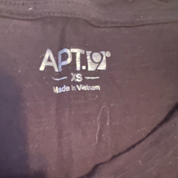 APT 9 Womens XS Cold Shoulder Oversized Beaded Tees - Picture 7 of 10